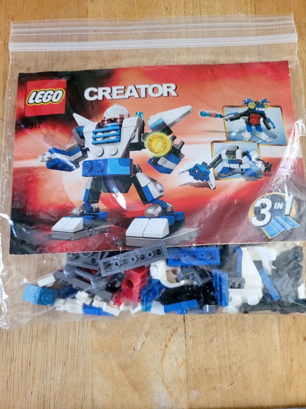 LEGO Creator Set # 4917 Blue & White 3-in-1 Building Toy